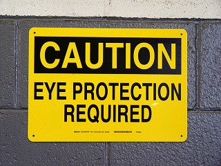 Caution sign yellow