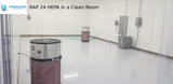 RAP 24 HEPA Air Scrubber in a Clean Room. 