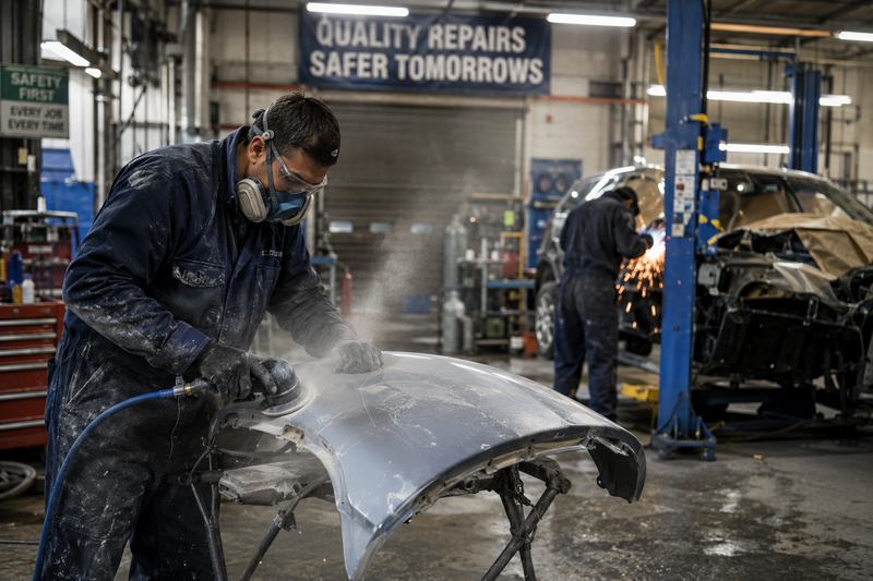Auto body shops and garages put workers at risk
